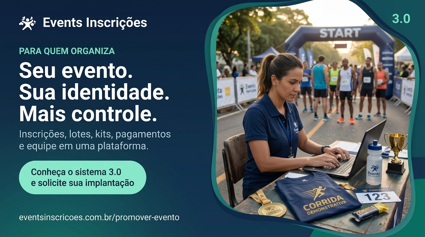 Plataforma Events Inscrições 3.0